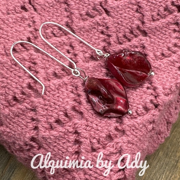 Alquimia by Ady Red Earrings - Picture 1 of 3